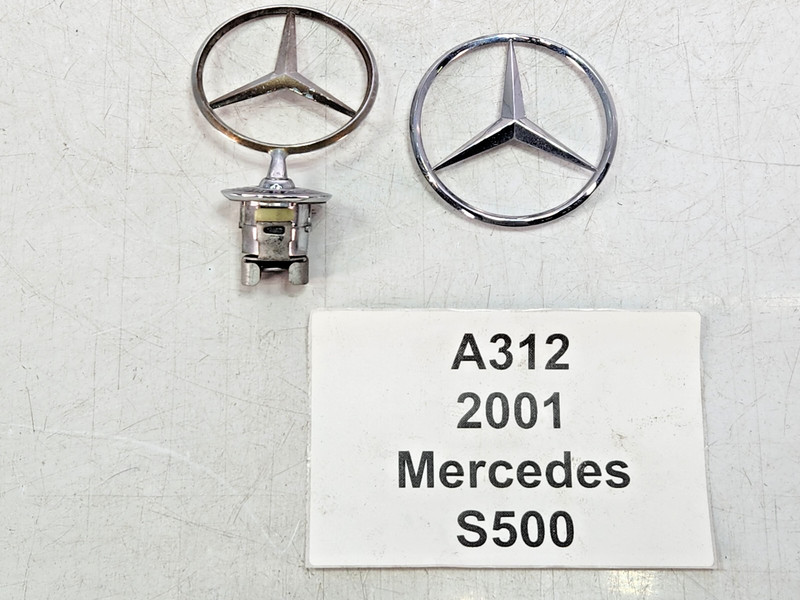 ✅ 00-06 OEM Mercedes W220 S500 Front Hood Emblem Сhrome Logo Badge Nameplate