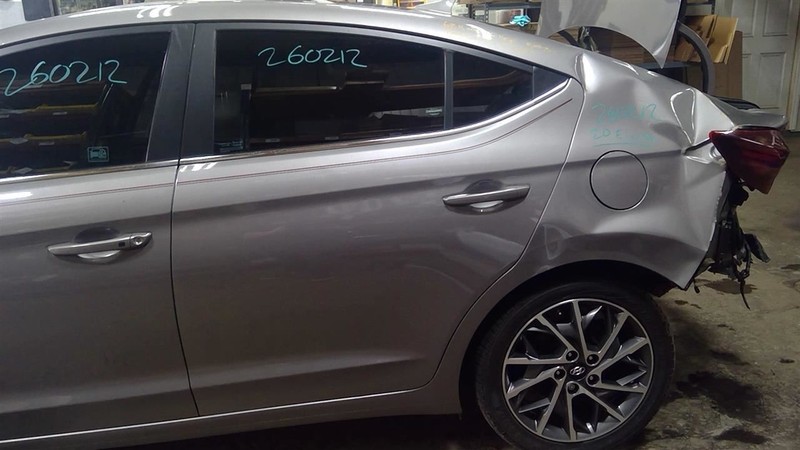 Driver Rear Side Door Electric Sedan Korea Built Fits 17-20 ELANTRA 1796538