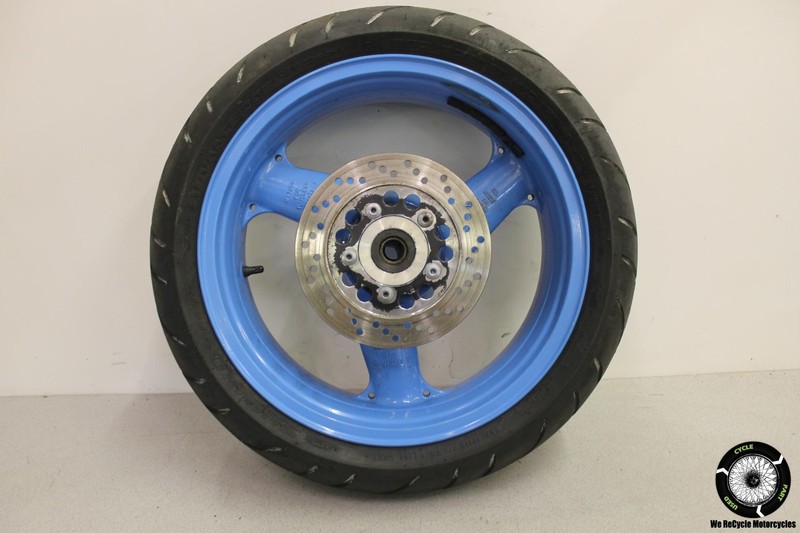 2000 Kawasaki Ninja ZX7R ZX750P REAR WHEEL BACK RIM W BRAKE DISC ZX 750 00