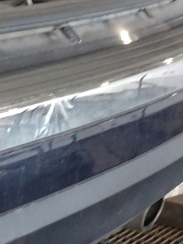 2017 Jeep Compass Blue Chrome Rear Bumper Assembly OEM 05116052AC 66K Miles
