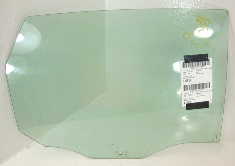 2000-2011 Ford Focus Sedan Rear Door Window Tinted Glass Passenger Right RH OEM