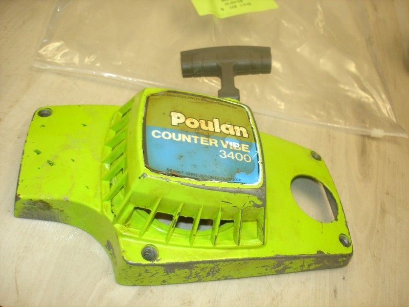 Poulan 3400 Counter Vibe recoil READ AD chainsaw part bin 722