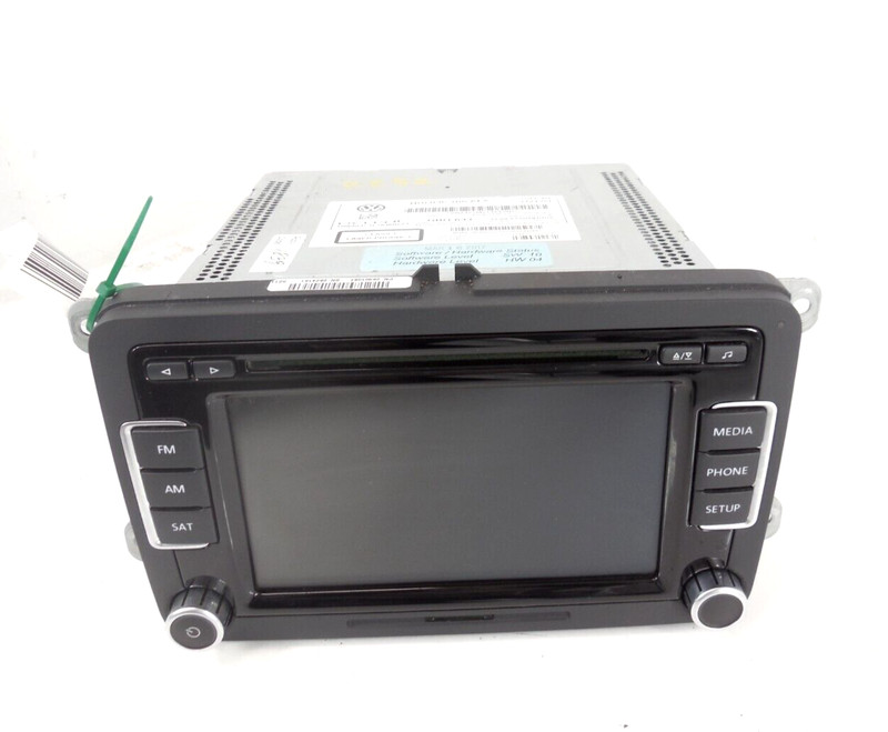 2012-2017 Volkswagen Jetta GLI AM FM Radio Display Screen OEM 1K0035180AFX