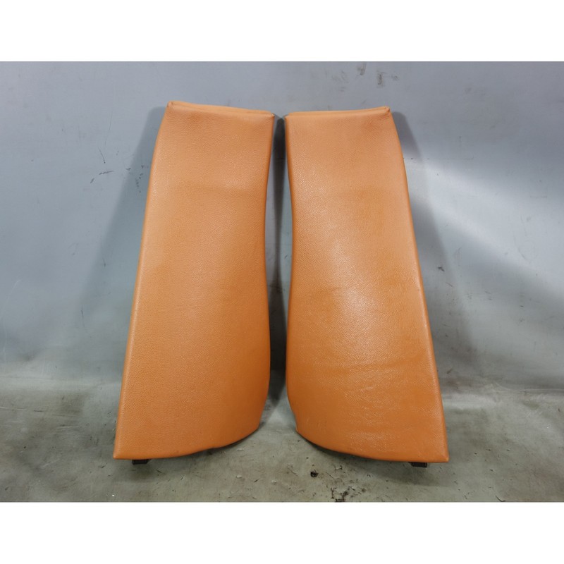2007-2010 BMW E83 X3 LCI Rear Seat Backrest Bolsters Pair Terra Cotta Brown OEM