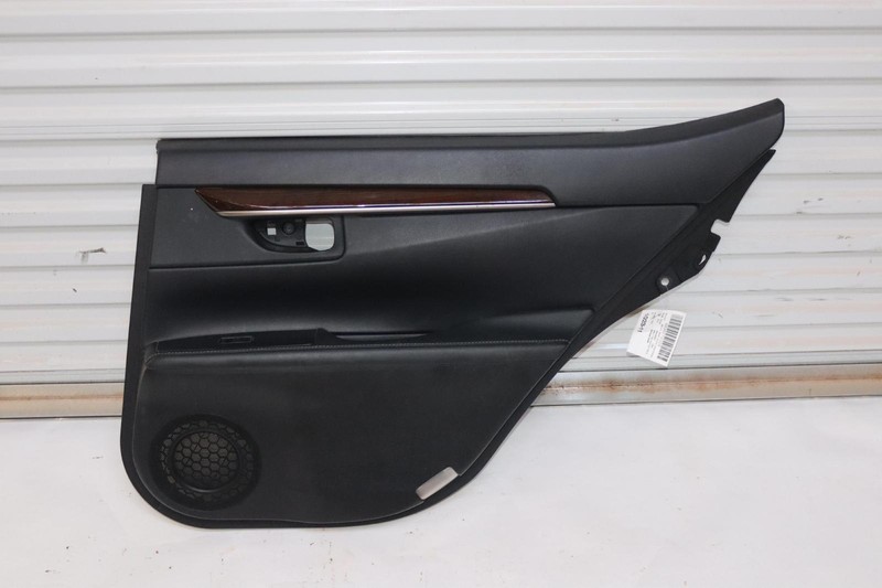 2013-2015 LEXUS ES350 REAR RIGHT SIDE DOOR PANEL TRIM COVER BLACK OEM