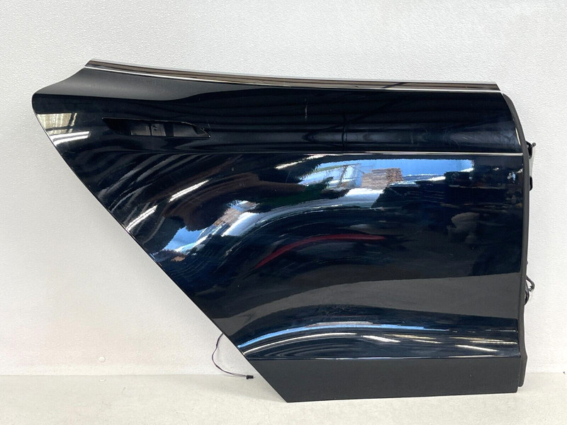 ⭐2012-2016 TESLA MODEL S REAR RIGHT DOOR BARE SHELL PANEL SKIN BLACK OEM LOT2TP