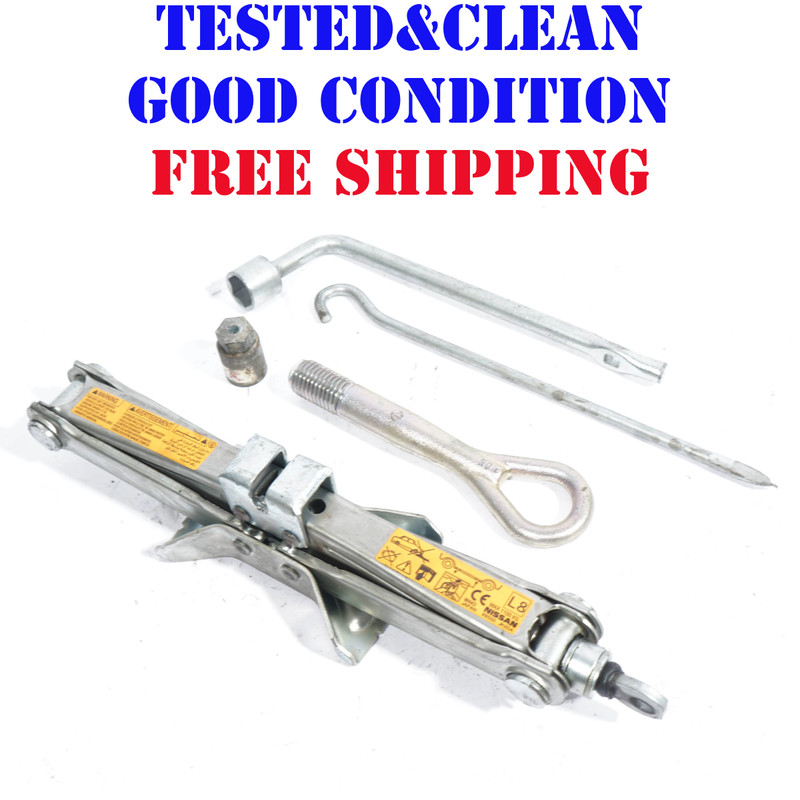 2008-2012 INFINITI EX35 EMERGENCY SPARE TIRE TOOLS JACK TOW HOOK WRENCH OEM
