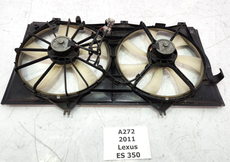 ✅ 2007-2012 OEM Lexus ES350 XV40 3.5L Motor Engine Dual Cooling Fan Motor Shroud
