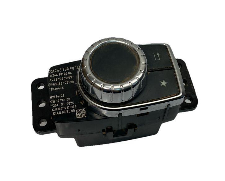 Mercedes CLA250 radio am fm 16 19 center console controller knob OEM 2469009815