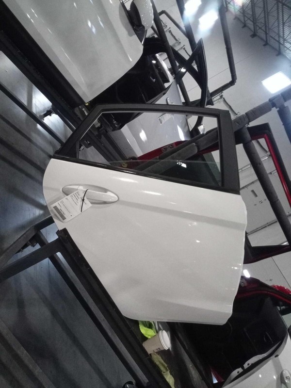 2015 Ford Fiesta Right Rear Door White OEM 336311 77K Miles Used