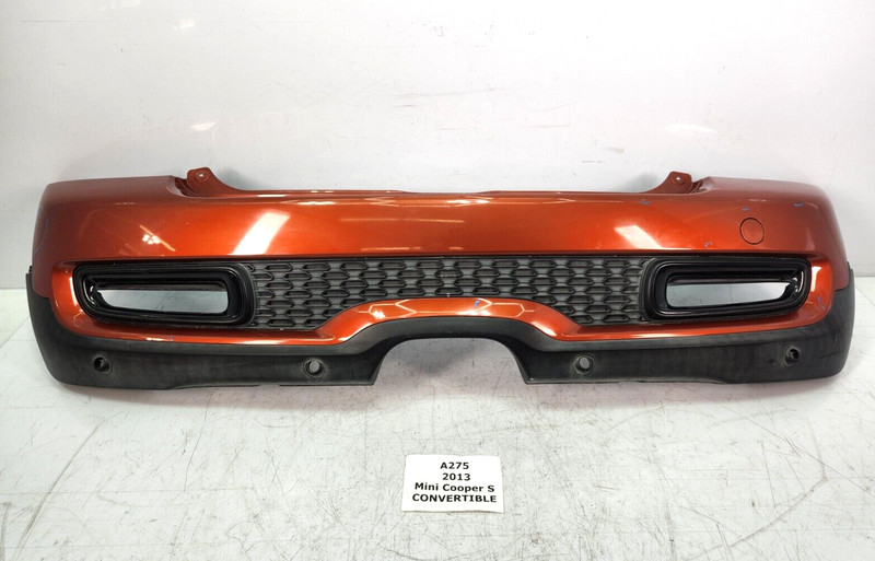 ✅ 11-15 OEM Mini Cooper S R57 Rear Bumper Cover Panel Orange B23