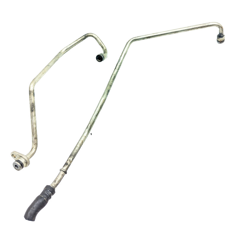 14-20 Maserati Ghibli Levante Quattroporte Left Turbo Water Feed Lines OEM