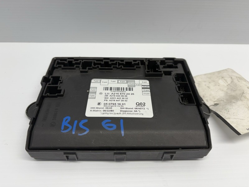 07-14 Mercedes W216 CL550 CL65 AMG CL600 Right Passenger Door Control Module OEM