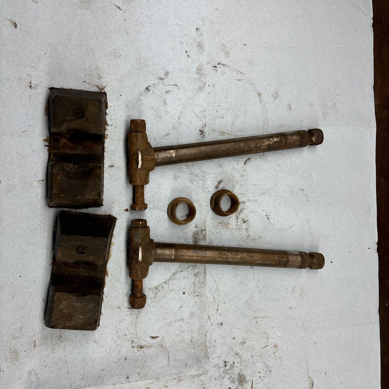 1972 1973 Snojet Sno Jet SST 295 Vintage snowmobile Ski Spindles