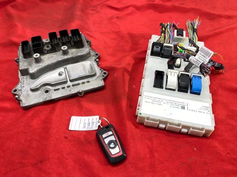 12-18 BMW 335 435 535 640 X5 X6 N55 DME ECU Engine Computer Module Key Set OEM✅
