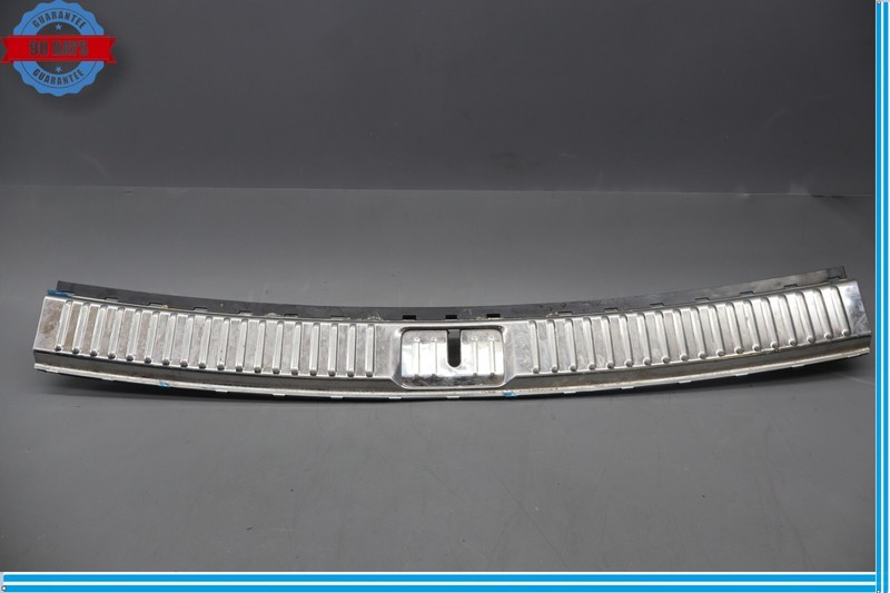11-18 Porsche Cayenne Rear Trunk Sill Scuff Plate Cover Trim Panel Oem