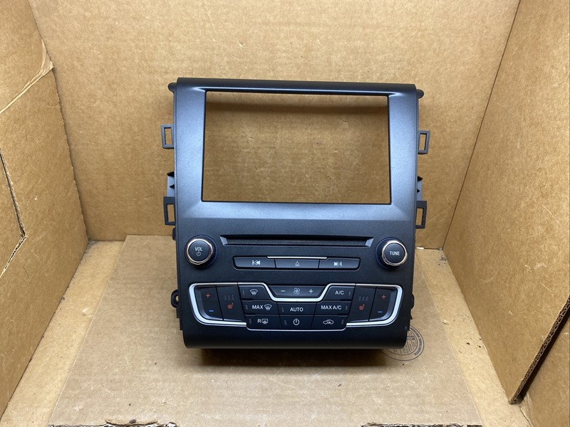 17-20 Fusion Temp Temperature Climate Radio Control Bezel Panel HS7T-18E245-CHA