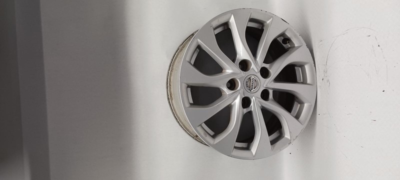 16-'19 NISSAN SENTRA Wheel 16x6-1/2 alloy 10 spoke silver OEM Grade B