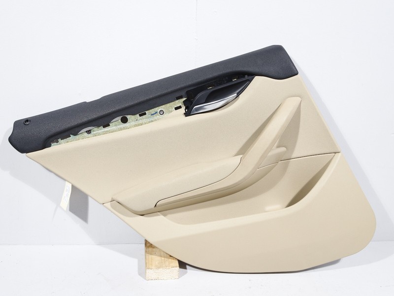 2012-2015 BMW E84 X1 N20 REAR LEFT SIDE INTERIOR DOOR TRIM PANEL SENSATEC BEIGE