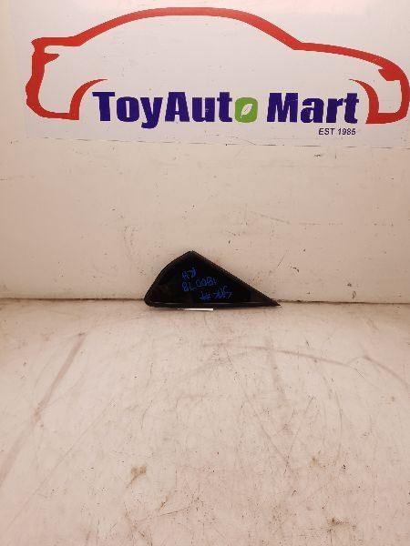 04-09 TOYOTA PRIUS 1.5L PASSENGER SIDE FRONT PILLAR GLASS WINDOW 6211047011