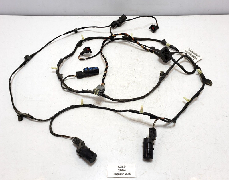 ✅ 04-09 OEM Jaguar XJ8 Rear Wire Harness Bumper PDC Sensor Black