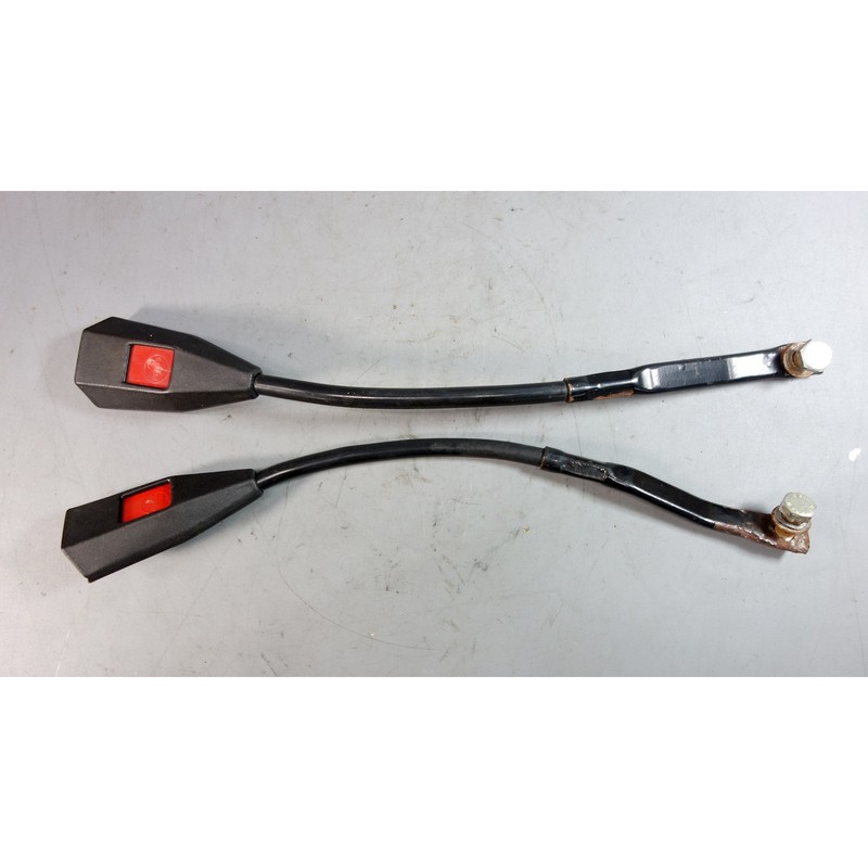 1969-1976 BMW E3 E12 Front Seat Belt Buckle Pair OEM