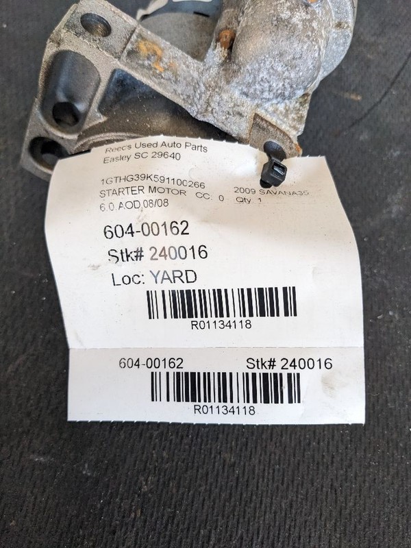 Starter Motor Fits 09-15 EXPRESS 2500 VAN 1134118