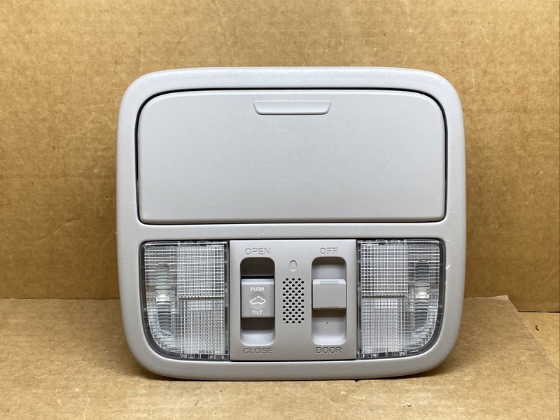 2007-2011 Honda CR-V CRV Front Center Over Head Overhead Console Sunroof Gray