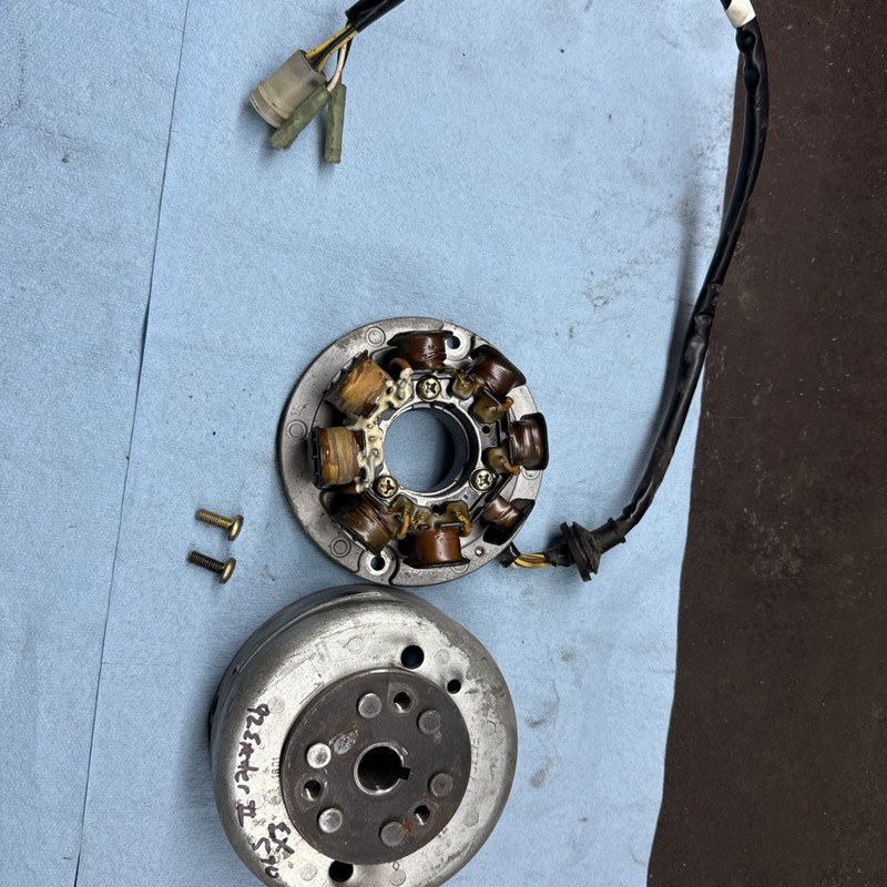 1992 YAMAHA EXCITER 2 EX570 EX 570 Snowmobile Motor Flywheel And Stator Magneto