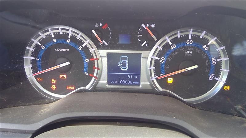 2016-2019 Toyota 4Runner 4x4 Limited & SR5 Speedometer Gauge Cluster 103k