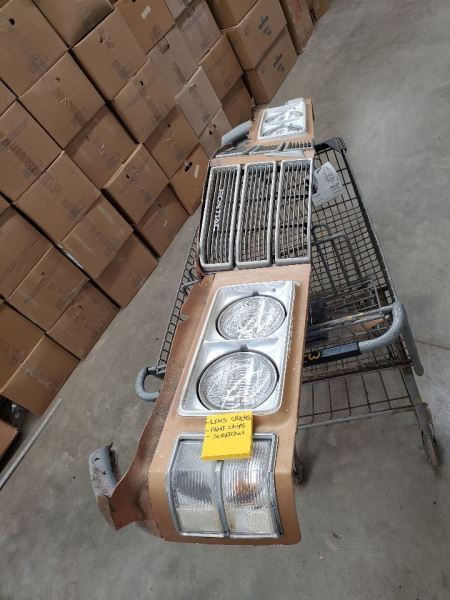 Passenger Right Header Panel Round Headlamps Fits 75-76 PONTIAC 287499