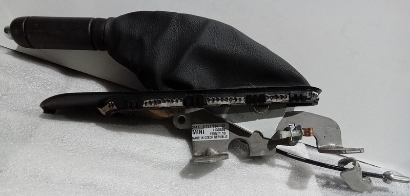 2007-2014 Mini Cooper R56 Emergency Park Braking Handle Assembly OEM 6774814
