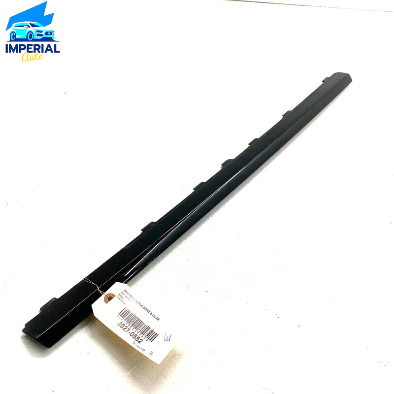 2012 - 2013 MERCEDES-BENZ W221 S550 S350 Rear Moulding Trim Bumper OEM BLACK
