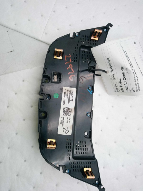 2015 Buick Regal A/C Selector Switch OEM Red 2.0L 111K Miles NJ25-27976-724136