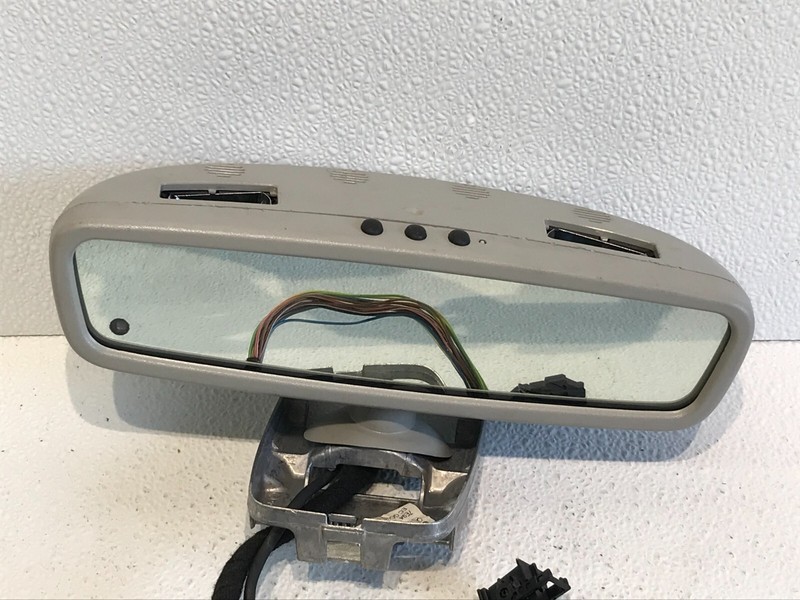 00-06 Mercedes W220 S600 S430 S55 AMG Overhead Inner Rear View Mirror OEM Gray