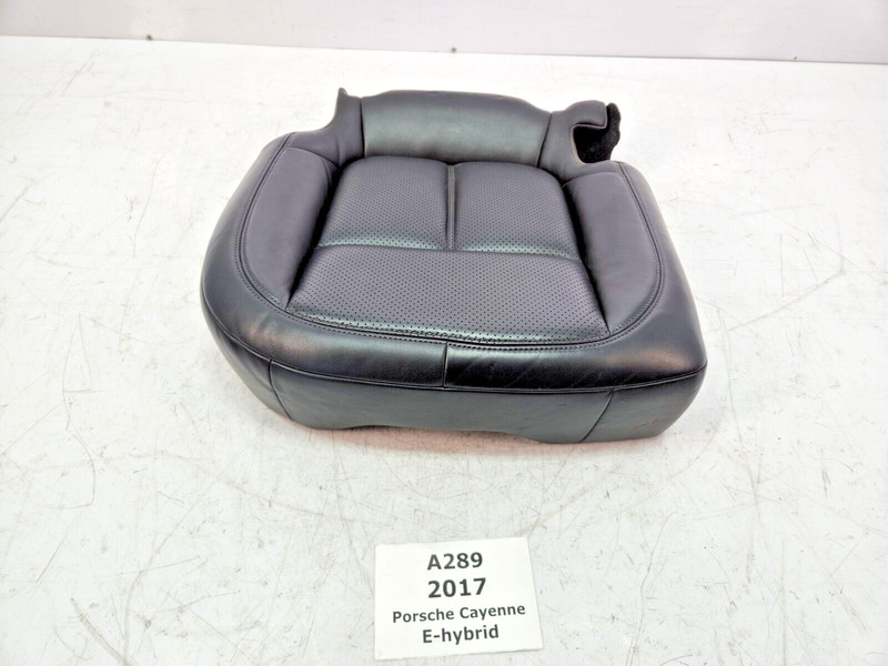 ✅ 11-18 OEM Porsche Cayenne 958 Rear Right Lower Seat Cover Cushion Black