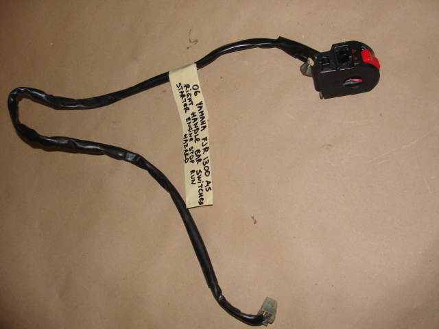 06 YAMAHA FJR 1300 AS RIGHT HANDLE BAR SWITCHES STARTER HAZARD SWITCH FJR1300