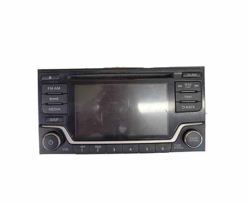 2016 NISSAN SENTRA RADIO RECEIVER 5.0" SCREEN ASSY OEM 281854AF1A