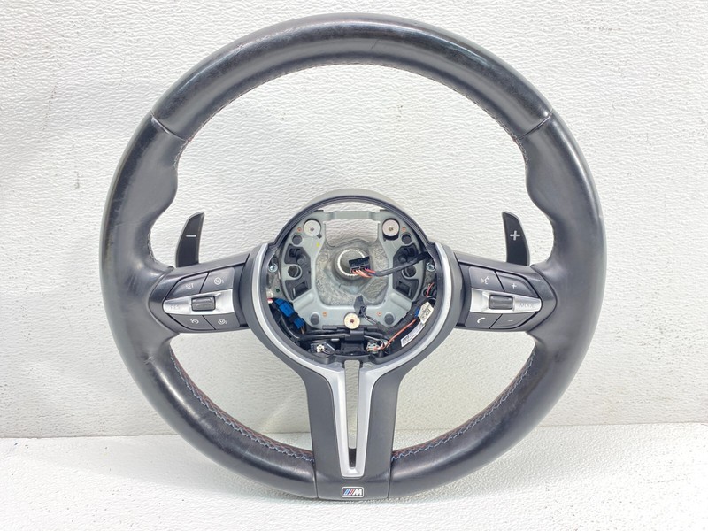 12-18 BMW F06 F10 F12 M5 M6 M Leather Heated Steering Wheel w/ Paddles 62K! OEM✅