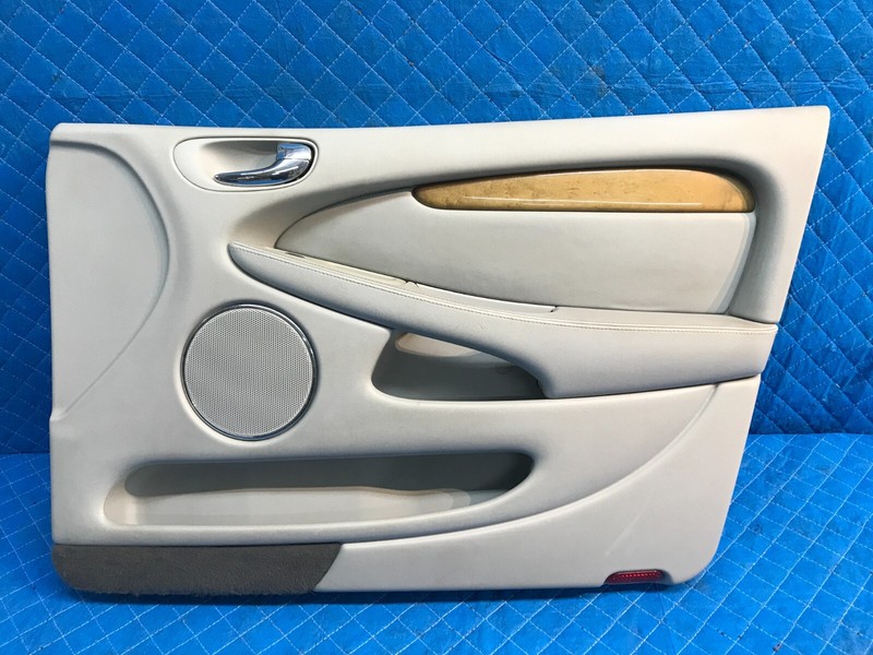 02-08 JAGUAR X-TYPE Xtype Front Right RH Passenger INTERIOR DOOR PANEL Gray OEM