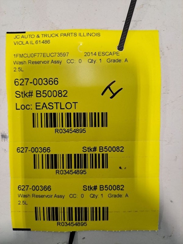Wash Reservoir Fits 13-18 C-MAX 3454895