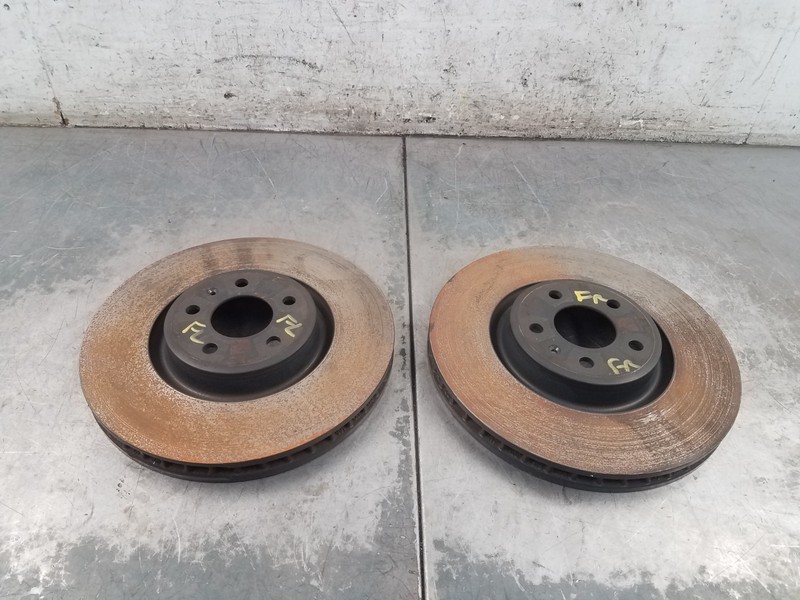 2018 Audi S4 Quattro B9 Front Brake Rotor Pair #6793 P4