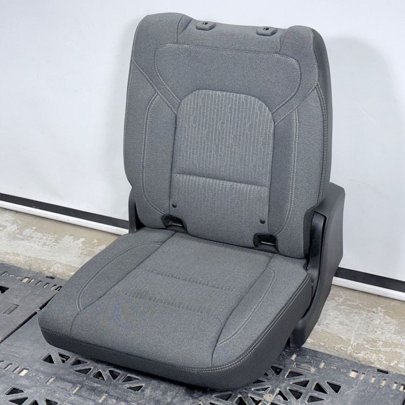 ✅ 2019-26 RAM 1500 5th CREW CAB OEM REAR LEFT CLOTH SEAT Gray 2nd ROW Passenger