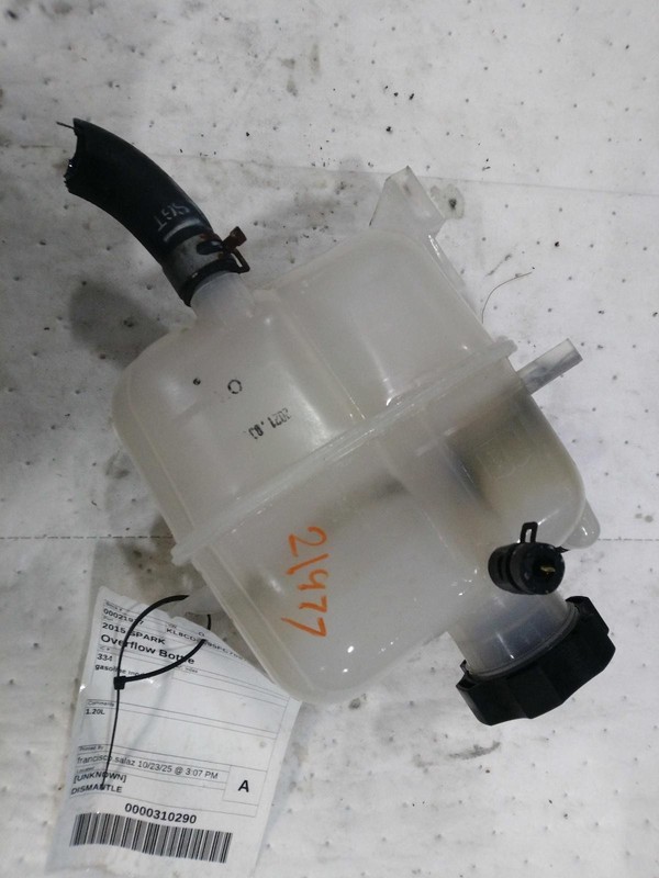 2015 Chevrolet Spark Engine Coolant Reservoir OEM Yellow 1.20L 95077578