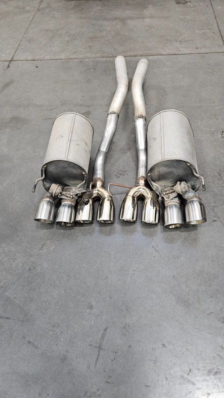 2013 Chevy Corvette C6 NPP Exhaust Muffler Set Actuators Tips - ** #7361 G4