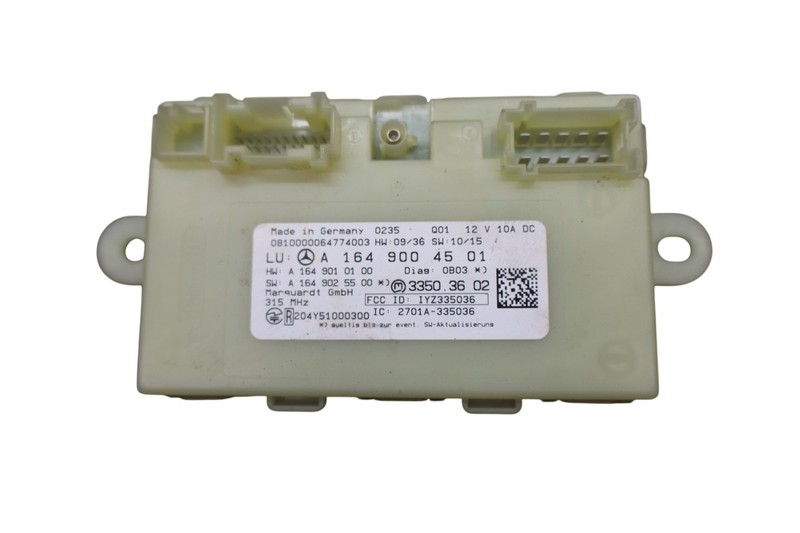 2011 Mercedes X164 GL450 Keyless Go Anti Theft Computer Control Module Oem