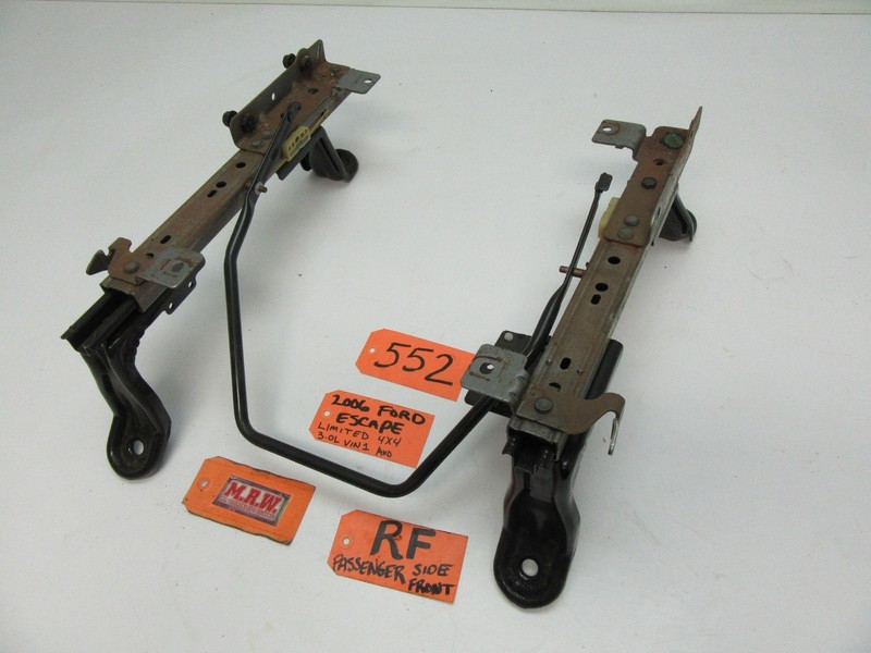 SEAT TRACK RIGHT FRONT MANUAL BASE RAIL RF RH R PASSENGER for 05 06 07 ESCAPE