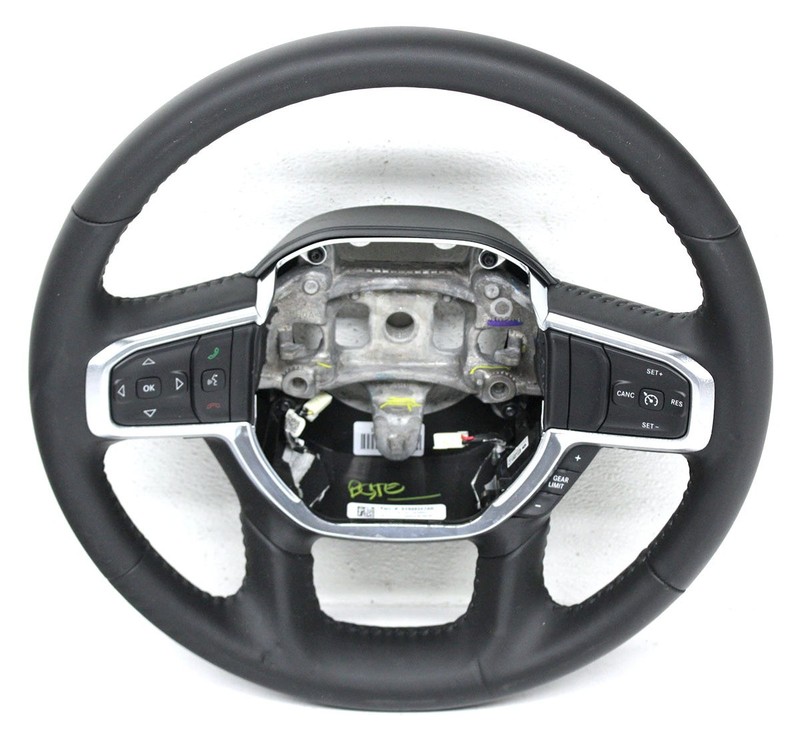 OEM Steering Wheel For Ram 1500 Black leather 5YK683X7AH