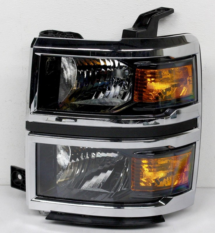 OEM Left Driver Halogen Headlamp For Chevrolet Silverado 1500 LT, WT 23380550