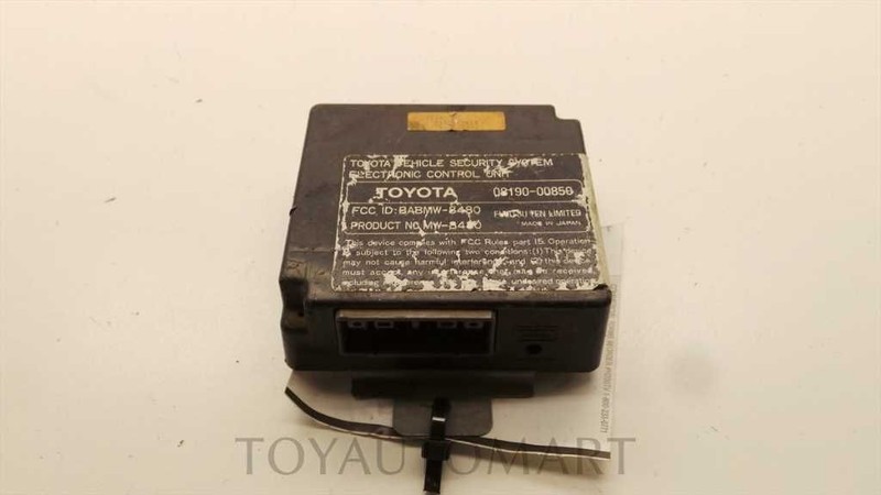 90 91 92 93 94 95 4 Runner Vehicle Security System Electronic Control Unit